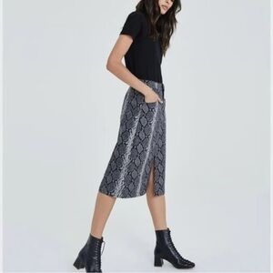 Ag Adriano Goldschmied The Kory X Pencil Skirt W/ front Slit Sz 25R